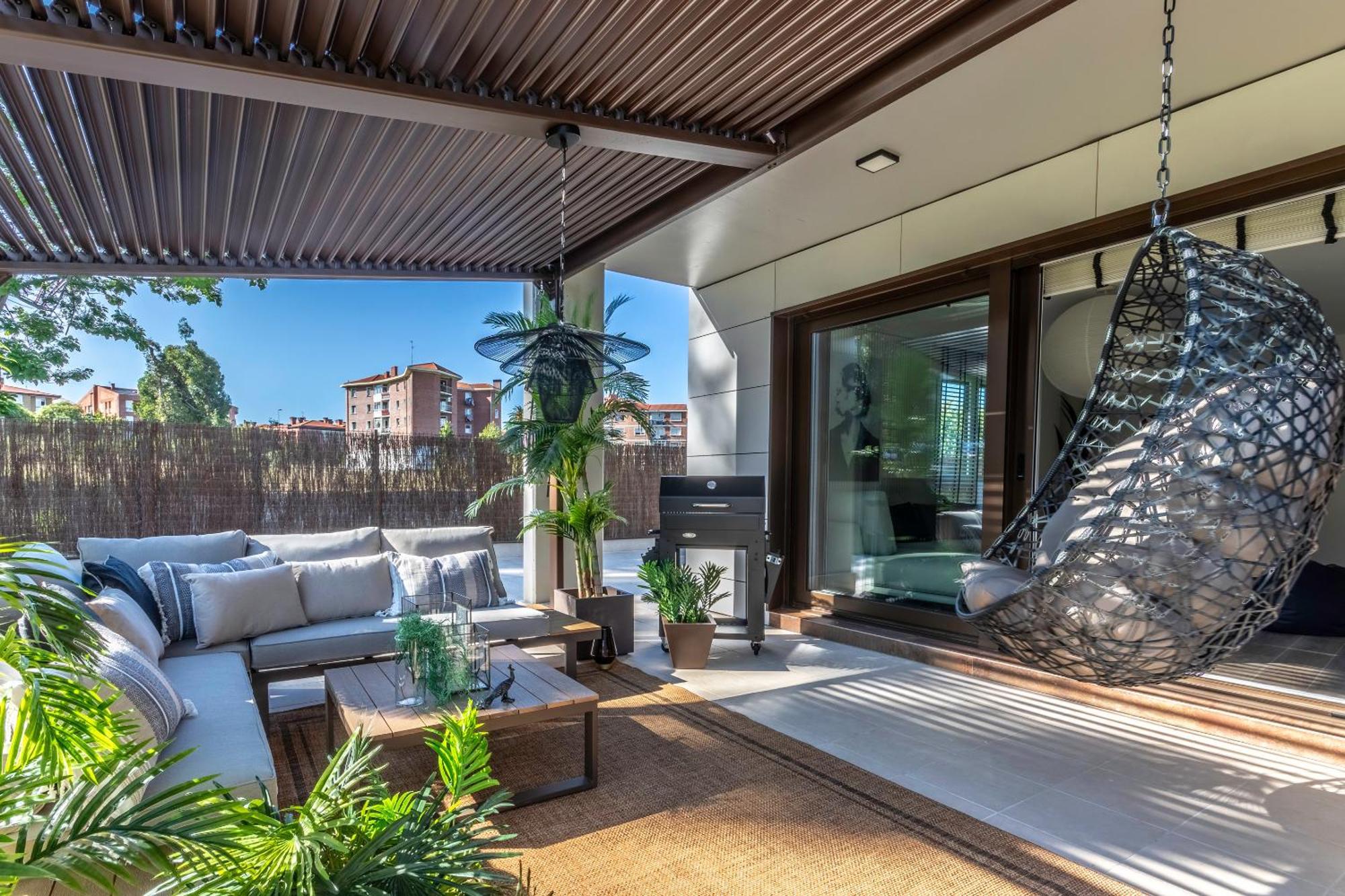 Akomodat En Precioso Y Moderno Con Jardin Y Parking Getxo Extérieur photo