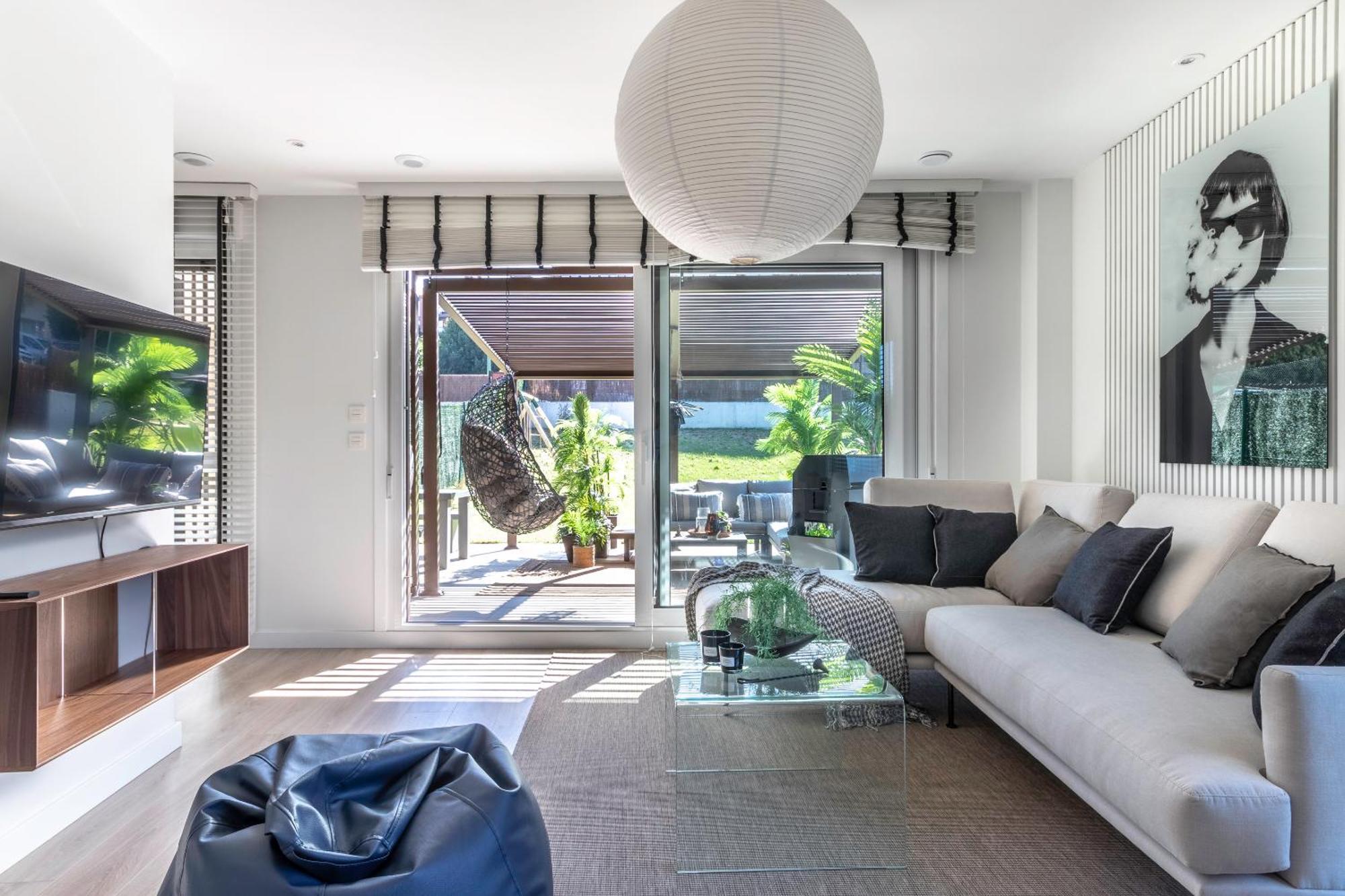 Akomodat En Precioso Y Moderno Con Jardin Y Parking Getxo Extérieur photo